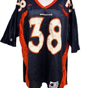 CHAMPION VINTAGE Mike Anderson #38 Denver Broncos Authentic NFL Football Jersey